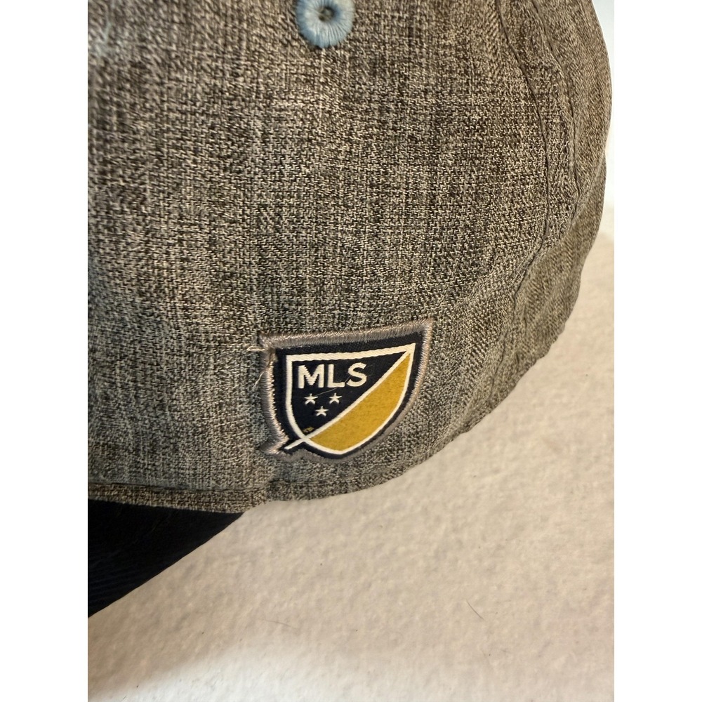 Philadelphia Union Hat Cap Fitted Mens One Size Gray Navy Adidas MLS Soccer - Picture 3 of 9